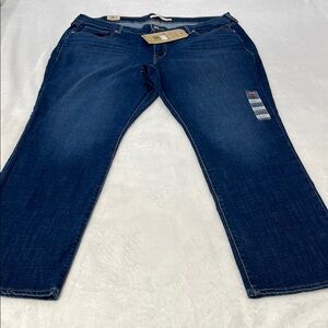 Levi's Women's Dark Blue Classic Straight Leg Jeans SIZE 20